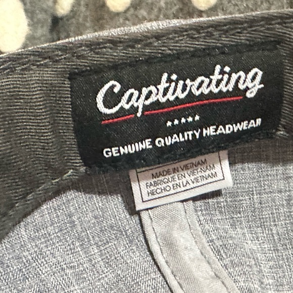 Captivating Headwear ball cap in gray with maroon letters Texas A&M. Aggie - Picture 4 of 5